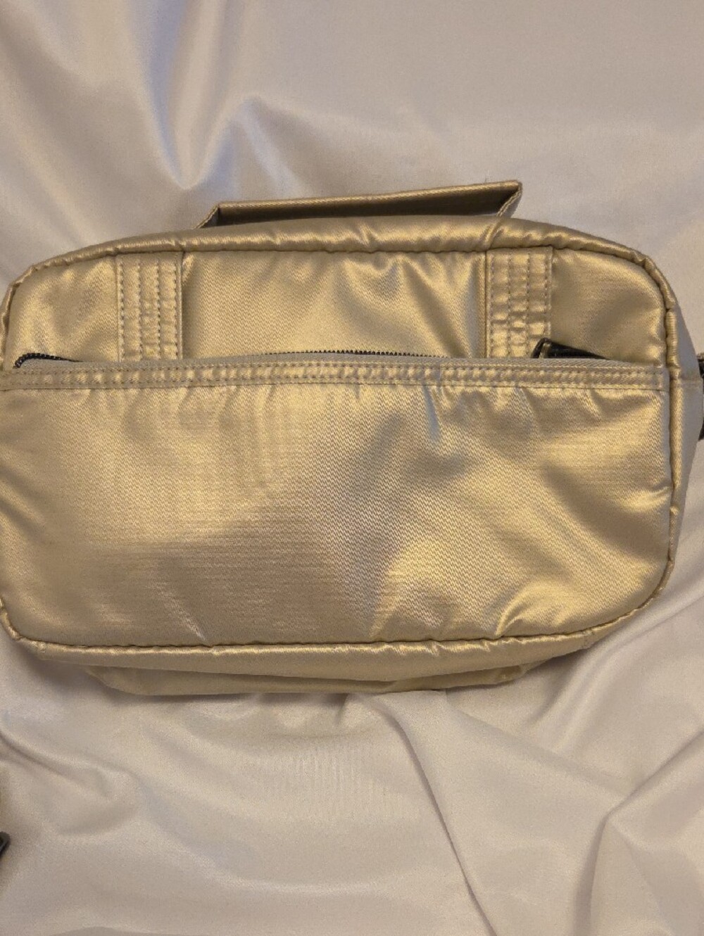 Lug Sidecar Metallic Gold Crossbody Bag - Picture 2 of 8